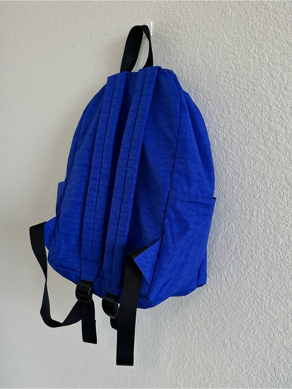 BAGGU Large Nylon Backpack Lapis Blue